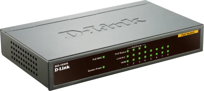 Switch D-LINK DES-1008PA, 8x Ethernet, PoE