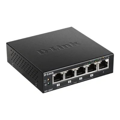 Switch D-LINK DGS-1005P/E, 5x Gigabit, PoE