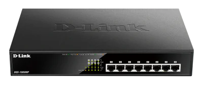Switch D-LINK DGS-1008MP, 8x Gigabit, PoE