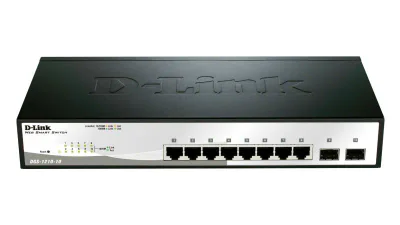 Switch D-Link DGS-1210-10, 8 port, 10/100/1000 Mbps