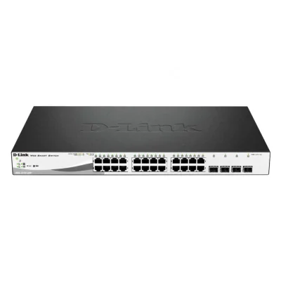 Switch D-link DGS-1210-28MP, 28 Port, 10/100/1000 Mbps