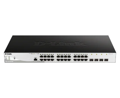 Switch D-LINK DGS-1210-28P/ME, 24x Gigabit, 4x SFP+, PoE, L2, gestionat