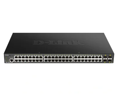 Switch D-LINK DGS-1250-52XMP, 48x Ethernet, 4x SFP+, PoE, L3, gestionat