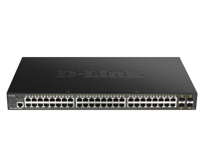 Switch D-LINK DGS-1250-52XMP, 48x Ethernet, 4x SFP+, PoE, L3, gestionat