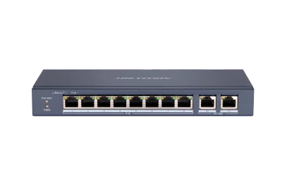 Switch Hikvision DS-3E0310P-E/M, 8-port, PoE