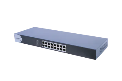Switch Hikvision DS-3E0516-E(C), 16 porturi Gigabit, Unmanaged