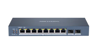 Switch Hikvision DS-3E1510P-SI, 8-port, PoE