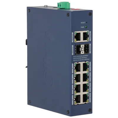 Switch industrial administrabil DAHUA CHS4212-8GT, 8 porturi + 2 uplink + 2 SFP