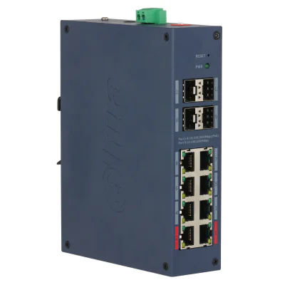 Switch industrial PoE administrabil DAHUA CHS4412-8GT-125, 8 porturi + 4 SFP