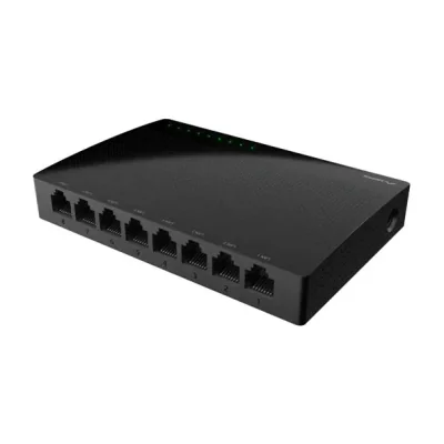 Switch Lanberg DSP1-1008, 8 porturi Gigabit Ethernet, fără management, desktop