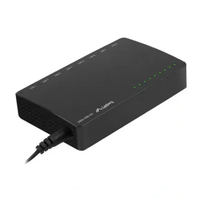 Switch Lanberg DSP2-1008-12V, 8 porturi 1 Gb/s, fără management, desktop