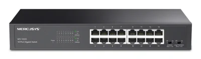 16-Port Gigabit Desktop/Rackmount Switch, interfata 16×10/100/1000Mbps RJ45 Ports, Auto-Negotiation, Auto MDI/MDIX, 32 Gbps