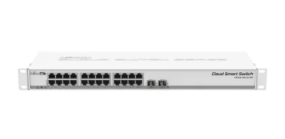 Switch MIKROTIK CSS326-24G-2S+RM, PoE, gestionat, White