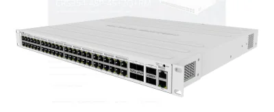 Switch MIKROTIK SWITCH MIKROTIK CRS354-48P-4S+2Q+RM, PoE, L3, gestionat