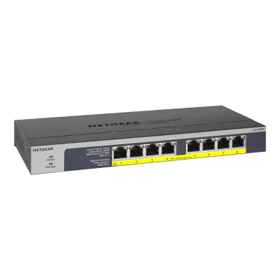 Switch NETGEAR GS108LP, 8x Gigabit, PoE