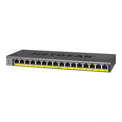 Switch NETGEAR GS116LP, 16x Gigabit, PoE