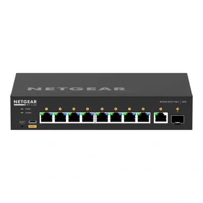 Switch NETGEAR GSM4210PD, 8x Gigabit, PoE, L2/L3, gestionat