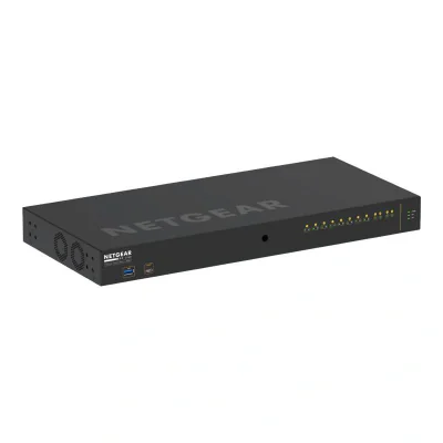 Switch NETGEAR GSM4212P, 10x Gigabit, 2x SFP+, PoE, L2/L3, gestionat