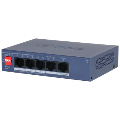 Switch PoE administrabil DAHUA CS4005-4ET1GT-36, 4 porturi + 1 uplink