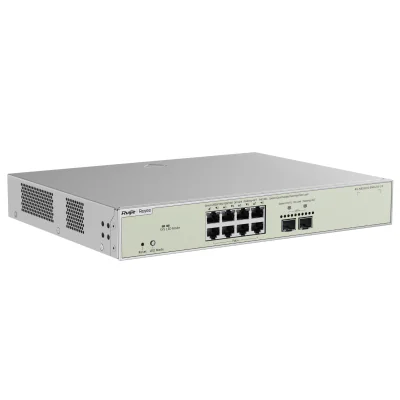 Switch PoE++ administrabil REYEE RG-NBS5300-8MG2XS-UP, 8 porturi + 2 SFP+