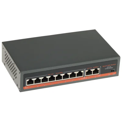 Switch PoE APTI APTI-POE0802G-120W-ECO, 8 porturi + 2 uplink