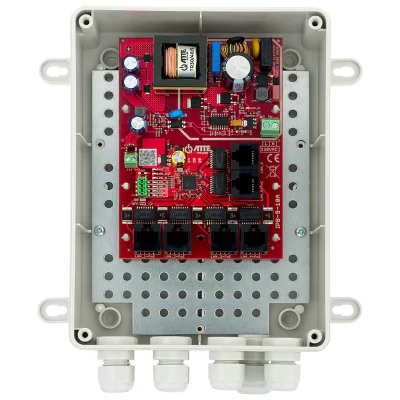 Switch PoE ATTE IPB-5-10A-M2, 5 porturi + 1 uplink