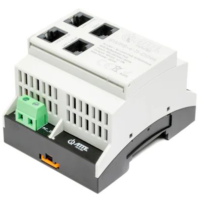 Switch PoE ATTE SWPS-4-11-DIN4, 3 porturi + 1 uplink
