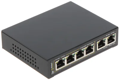 Switch PoE PULSAR SG-64, 4 porturi + 2 uplink