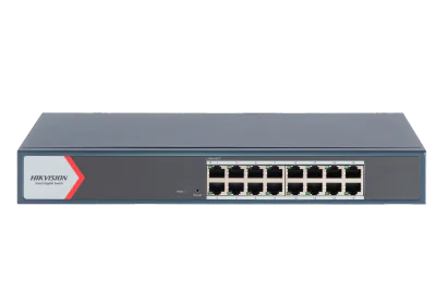 Switch Smart Managed 16 porturi HIKVISION DS-3E1516-EIV3, 16 RJ45 Gigabit
