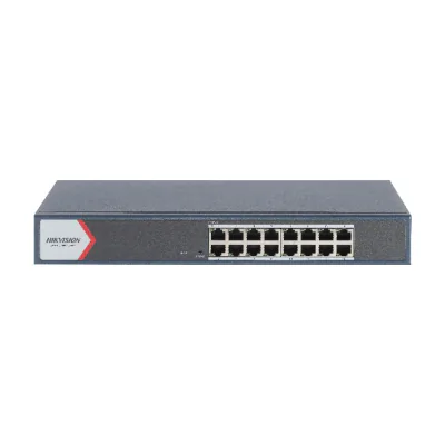 Switch Smart Managed 16 porturi HIKVISION DS-3E1516-EIV3, 16 RJ45 Gigabit