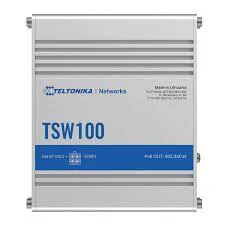 SWITCH Teltonika POE+ "TSW100", 5 x LAN port 10/100/1000 Mbps PoE+, buget PoE 120W "TSW100000000"