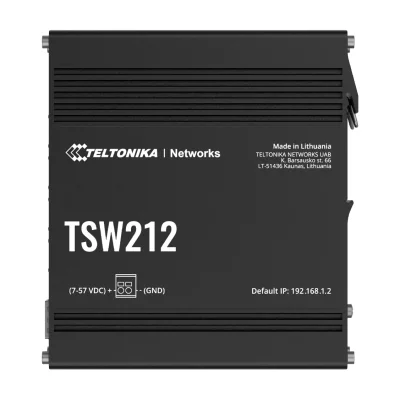 Switch TELTONIKA TSW212, 8x Gigabit, DIN rail