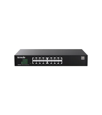 SWITCH TENDA managed, 16 porturi gigabit RJ-45, management Tenda CloudFi, metalic "TEG2216D"