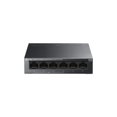 Switch TP-LINK LS106P, 6x Ethernet, PoE, L2