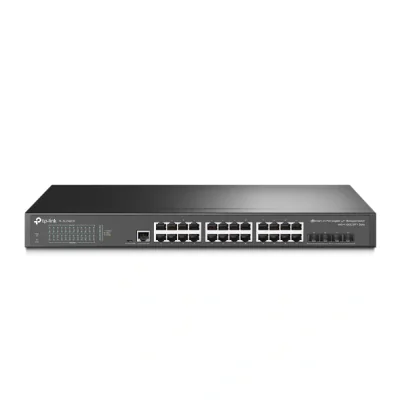 Switch TP-LINK SG3428X, 24x Gigabit, 4x SFP+, L2+/L3, gestionat