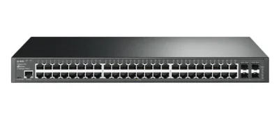 Switch TP-LINK SG3452P, 48x Gigabit, 4x SFP+, PoE, L2/L3, gestionat