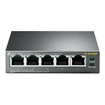 Switch TP-LINK TL-SF1005P, 5x Ethernet, PoE