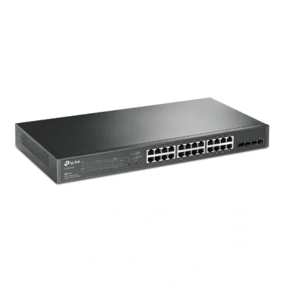 Switch TP-LINK TL-SG2428P, 24x Gigabit, 4x SFP+, PoE, L2/L2+, gestionat