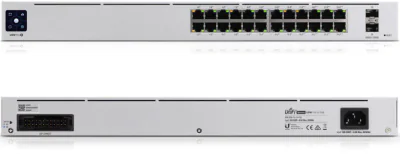 Switch UBIQUITI Switch Ubiquiti UniFi PRO USW-PRO-24-POE, PoE, L2/L3, gestionat, Silver