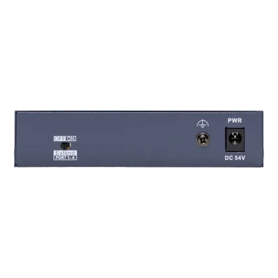 Switch Unmanaged 5 porturi HIKVISION DS-3E0105P-E/M(C), 4 PoE + 1 RJ45 Fast Ethernet, buget PoE 45 W