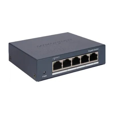 Switch Unmanaged 5 porturi HIKVISION DS-3E0505-O, 5 RJ45 Gigabit