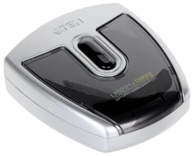 Switch USB US-221A, 2 x USB 2.0 tip B, cablu 180 cm