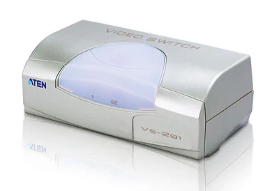 Switch VGA ATEN VS291-AT-G. Video Type portul: VGA. Material: Metal, Din material plastic, Culoarea produsului: Argint, Rată maximă de reîmprospătare: 60 Hz. Consum de energie (tipic): 0,82 W. Lățime: 65,2 mm, Adâncime: 120 mm, Înălţime: 44 mm. Lăţim