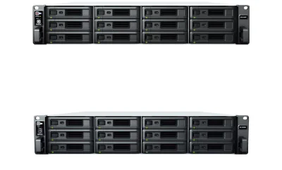SYNOLOGY RS2423RP+II 12-BAY Rackstation AMD Ryzen Embedded V1780B 8GB RAM HDD/SSD Only