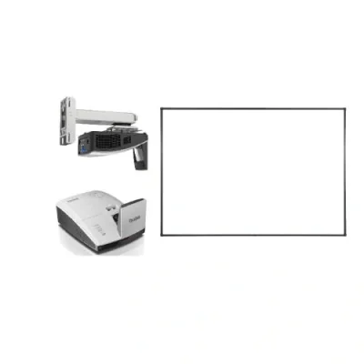 Tabla Interactiva iBoard IB-94Q4 94"+ pentray interactiv+ videoproiector Benq MW855UST+ software in limba romana"PREMIUM_UST_94"