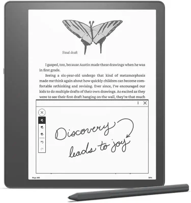 Tableta ePaper Amazon Kindle Scribe, ecran 10.2", 300 ppi, Premium Pen inclus, 16GB, Wi-Fi (Gri)