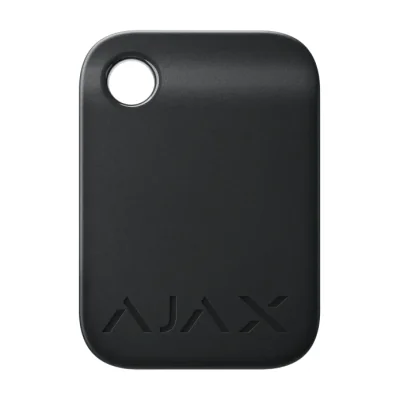 Tag RFID MIFARE DESFire 13.56 MHz, negru - AJAX; Criptare 128-bit, autentificare, protectie la copiere si interferente; Distanta citire: 1-3 cm; Hub-uri atasate: max. 13; Temperatura operare:  -10 °C ÷ 40 °C; Dimensiuni: 45 × 32 × 6 mm; Greutate: 7 g