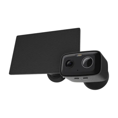 Tapo Solar-Powered Security Camera Kit, Image Sensor: 1/3" Progressive Scan CMOS Sensor, Lens: Focal Length: 3.16mm ±5%, 1080P 2MP (1920×1080 px), frame rate 15 fps