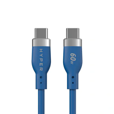 Targus HyperJuice Flex, 1.5 m, USB C, USB C, USB 2.0, 0.48 Gbit/s, Blue