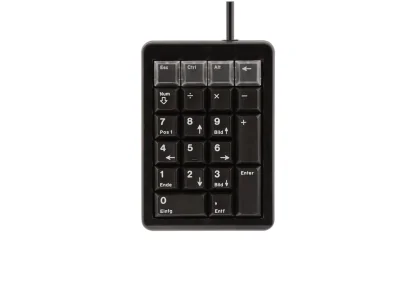 CHERRY G84-4700 KEYPAD Corded, USB, Black (UK/US), USB, 21, Laptop/PC, 1.75 m, Black